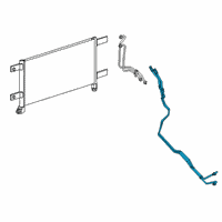 OEM Ram 3500 HOSE/TUBE-Oil Cooler Pressure And Ret Diagram - 68359844AD