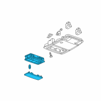 OEM 2013 Chevrolet Cruze Reading Lamp Assembly Diagram - 95939839