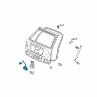 OEM 2010 Honda CR-V Switch Assy., Tailgate Opener Diagram - 74810-SWA-A01