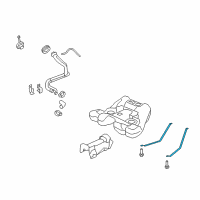 OEM 2012 Chevrolet Caprice Tank Strap Diagram - 92266947