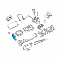 OEM 2015 Jeep Grand Cherokee Panel-Console Diagram - 5PK70DX9AA