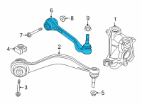 OEM 2022 BMW M4 WISHBONE, LEFT Diagram - 31-10-8-095-665