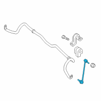 OEM Chevrolet City Express Stabilizer Link Diagram - 19316692