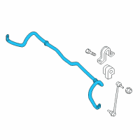 OEM Chevrolet City Express Stabilizer Bar Diagram - 19316689