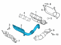 OEM 2021 Ram 1500 Manifold-Exhaust Diagram - 68490097AA