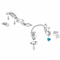 OEM 2015 Ram ProMaster 2500 Knob-Spare Wheel Diagram - 68252220AA