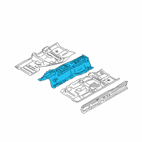 OEM 2012 Infiniti G25 Floor-Front, Center Diagram - 74310-JK636