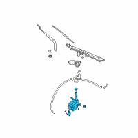 OEM 2011 Ford Mustang Washer Reservoir Diagram - AR3Z-17618-A