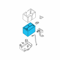 OEM Nissan Titan Battery Diagram - 24410-7S000