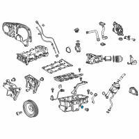 OEM 2014 Chevrolet Cruze Drain Plug Seal Diagram - 55196309