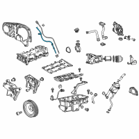 OEM Chevrolet Oil Tube Diagram - 55567356