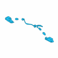 OEM 2017 Kia Soul Lamp Assembly-License Plate Diagram - 92501B2000