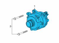 OEM 2021 Buick Envision Alternator Diagram - 26339092