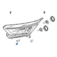 OEM Honda Clarity Screw Tapping (3X16) Diagram - 33105-TD4-J11