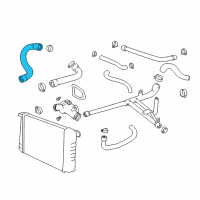 OEM 1997 BMW 318is Water Hose Diagram - 11-53-1-247-261