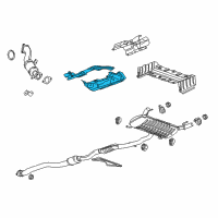 OEM 2018 Cadillac CTS Heat Shield Diagram - 23236456