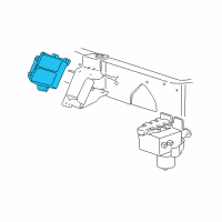 OEM 1996 Ford E-350 Econoline Club Wagon Control Module Diagram - F6UZ2C219BA