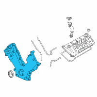 OEM Ford F-150 Heritage Front Cover Diagram - 7L3Z-6019-A