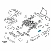 OEM Lincoln Adjuster Switch Diagram - FA1Z-14A701-AAH