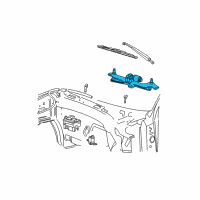 OEM 2017 Ford Expedition Motor & Linkage Diagram - 8L1Z-17508-A