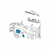 OEM Lincoln Reservoir Assembly Diagram - 1L1Z-17618-BA