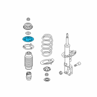 OEM 2012 Hyundai Accent Spring, Upper Seat Assembly Diagram - 54620-2K000