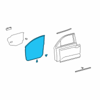 OEM Toyota Tundra Surround Weatherstrip Diagram - 67862-0C040