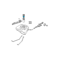 OEM Nissan Maxima Packing-Fuel Gauge Diagram - 17342-7Y000