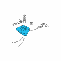 OEM Nissan Altima Fuel Tank Assembly Diagram - 17202-7Y000
