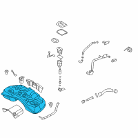 OEM 2012 Hyundai Equus Tank Assembly-Fuel Diagram - 31160-3N510
