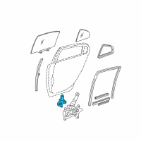 OEM Lexus IS F Motor Assy, Power Window Regulator Diagram - 85710-53061