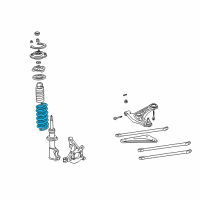 OEM 2002 Toyota MR2 Spyder Coil Spring Diagram - 48131-17690