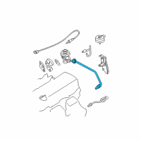 OEM 2003 Nissan Frontier EGR Tube Diagram - 14725-F4506