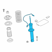 OEM 2017 BMW X3 Rear Shock Absorber Diagram - 37-12-6-799-911