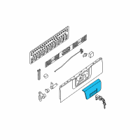 OEM Nissan Finisher Assy-Rear Gate Diagram - 90606-9BF0A