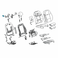 OEM 2016 Cadillac ELR Adjust Switch Diagram - 23156626