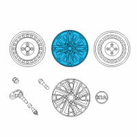 OEM 2020 Kia Rio Wheel Assembly-Aluminum Diagram - 52910H9201