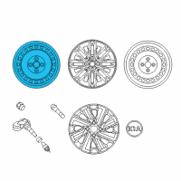 OEM Kia Rio Wheel Assembly-Steel Diagram - 52910H9100