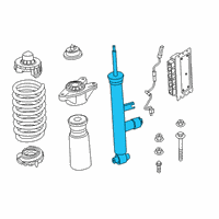 OEM Toyota GR Supra Shock Diagram - 48530-WAA03