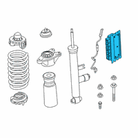 OEM 2021 Toyota GR Supra Control Module Diagram - 89423-WAA02