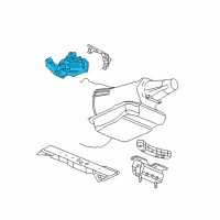 OEM Chevrolet Trailblazer Mount Asm-Engine (W/Brackets) Diagram - 15255897