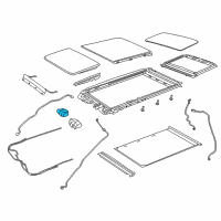 OEM 2021 Chrysler Pacifica Motor-SUNROOF Diagram - 68274062AC