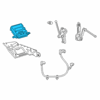 OEM 2019 Chevrolet Silverado 1500 LD Module Diagram - 84447009