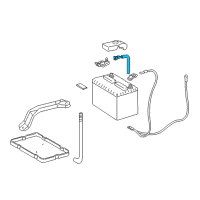 OEM Toyota Camry Negative Cable Diagram - 82122-06050