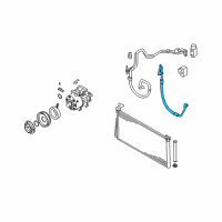 OEM Hyundai Azera Hose-Discharge Diagram - 97762-3K200