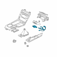 OEM 2004 Acura NSX Lighter Assembly, Cigaret Diagram - 39600-SL0-505