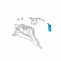 OEM Jeep Commander Panel-C Pillar Diagram - 5JP31BD1AI