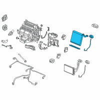 OEM 2017 Acura RLX Evaporator Diagram - 80211-TY2-A02