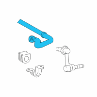 OEM Lexus LS460 Bar, Stabilizer, Front Diagram - 48811-50120