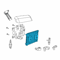 OEM 2019 Dodge Durango Engine Controller Module Diagram - 68331184AA